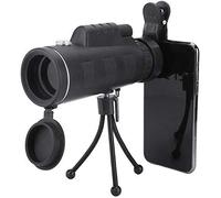 Telescopio monocular, telescopio para teléfono móvil 40 x 60 con trípode monocular, el Uso de Vidrio óptico Puro es Muy Bueno para la grabación remota necesaria