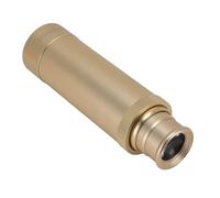 Telescopio Monocular, Telescopio Vintage con Zoom HD, Telescopio Dorado Portátil de Mano para Exteriores, Viajes, Conciertos, Lente Objetivo Recubierta FMC con Rosca de 1/4 de