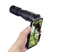 Telescopio monocular, telescopios monoculares, telescopio monocular con Zoom supertelefoto 4K 10-300X40 mm, monocular antivaho con Soporte para teléfono Inteligente y trípode - para observación