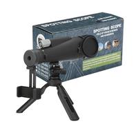 Telescopio monocular Zoom, telescopio monocular de alta potencia para smartphone con trípode, monocular HD para adultos, monocular 36 x 60 para Wildlife Bird Watching y estrellas (negro)