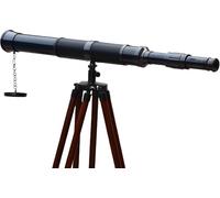 Telescopio náutico de latón con la mejor lente DF y soporte de trípode ajustable que lo hace perfecto para adultos y principiantes, decoración de oficina y hogar.