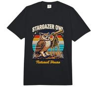 Telescopio Nocturno Stargazer Owl Natural Hours Comfort Colors Adult Heavyweight T-Shirt