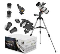 Telescopio Omegon Horizon CR N 114/500 AZ-Bellavista | Telescopio compacto | espejos primarios parabólicos | enfocador de Crayford | montura AZ-Bellavista | Gran angular y transportable