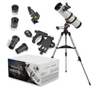Telescopio Omegon Horizon CR N 130/650 AZ-Bellavista | Observación del cielo profundo | espejos primarios parabólicos | enfocador Crayford | montura AZ intuitiva | Para principiantes y familias