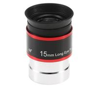 Telescopio óptico de 1,25 Pulgadas, Ocular Gran Angular 68 Grados, Lente planetaria acromática 6 Elementos, 6MM / 9MM 15MM 20MM Piezas para telescopio astronómico(15MM)