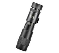 Telescopio para Adultos 4k 10-300x40mm Telescopio monocular con Zoom superteleobjetivo con trípode y Clip Accesorios para teléfono móvil