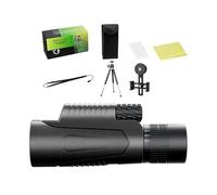 Telescopio para Adultos de Alta Potencia, telescopio para niños - Refractor astronómico portátil de Alta Potencia - Telescopio monocular móvil para transmisión Desde el Impermeable y