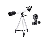 Telescopio para adultos para principiantes niños, apertura de 60 mm 700 mm AZ Astronomical Compact Refractor telescopio con adaptador de teléfonos inteligentes y trípode Bak4 Prism FMC Lens Telescopio