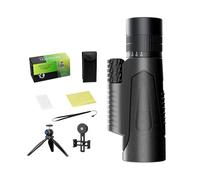 Telescopio para adultos, potente telescopio para niños, refractor, monocular con visión más amplia, 50 mm, observación de aves de alta definición para niños y principiantes