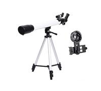 Telescopio para adultos, principiantes y niños, 60 mm de apertura, 700 mm, telescopio refractor compacto con adaptador de smartphone y lente prisma de trípode Teles Warm as ever