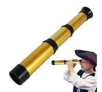 Telescopio para adultos: telescopios refractores de 1,77 pulgadas, Telescopio ajustable para niños, Refractor astronómico retro ABS | Suministros de vintage plegables retráctiles portátiles