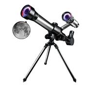 Telescopio para Adultos y niños, telescopios de Apertura de 50 mm para Principiantes de astronomía, telescopio de Viajes portátiles, Regalos de astronomía para niños y Adluts