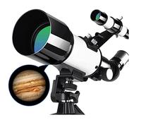 Telescopio para adultos y niños, telescopios refractores de apertura de 70 mm para principiantes de astronomía, telescopio portátil con adaptador de teléfono, regalos de astronomía para niños