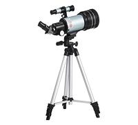 Telescopio para astronomía, telescopio refractor astronómico de Alta definición de 70 mm de Gran Aumento y trípode telescópico, telescopio portátil para observar el Paisaje Lunar