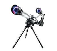 Telescopio para exteriores, telescopio refractario astronómico de alta transparencia, enseñanza de ciencias, con oculares de aumento de 20X, 30X, 40X, para niños y principiantes