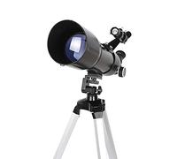 Telescopio para niños Adultos, 80 mm de Apertura Telescopio de 400 mm para astronomía BAK4 Prism FMC Lente Telescopio Refractor astronómico con Soporte para teléfono Inteligente y trípode para OBS