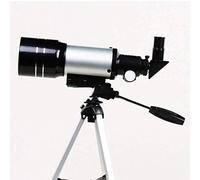 Telescopio para niños Adultos Astronomía Principiantes Telescopio Refractor para astronomía Telescopio de Viaje portátil con trípode Longitud Focal 300 Mm Arriba