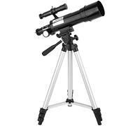 Telescopio para niños, Adultos, Principiantes en astronomía, telescopios refractores de 50 mm, visión Nocturna con Poca luz, Resistente al Agua, HD, con Mochila y Filtro Lunar