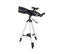 Telescopio para niños Adultos, telescopio Refractor astronómico con Lente de Prisma BAK4 de 80 mm de Apertura y 400 mm para astronomía con Soporte para teléfono Inteligente y trípode para observar el