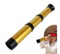 Telescopio para niños - Mini monocular retráctil impermeable para el juego al aire libre | Alcance pirata de spyglass de bolsillo, juguete educativo compacto para niños de 2 a 12 años, gadget de explo