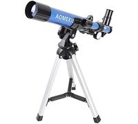 Telescopio para niños para Adultos, Principiantes en astronomía, Apertura de 40 mm, Longitud Focal de 400 mm, telescopio Refractor astronómico de Montaje AZ, Completamente