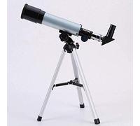 Telescopio para niños para Adultos Principiantes en astronomía, Apertura de 50 mm 360 mm Montaje AZ Refracción astronómica, Telescopio de Viaje portátil con trípode y Alcance de buscadores Good