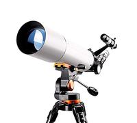 Telescopio para niños, principiantes, adultos, apertura de 80 mm, telescopio de 500 mm para astronomía, prisma Bak4, lente Fmc, telescopio refractor astronómico con trípode para observar la luna y el