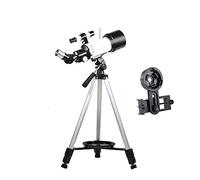 Telescopio para niños Principiantes Adultos, telescopio Refractor astronómico con Lente BAK4 Prisma FMC de 70 mm de Apertura y 400 mm para astronomía con Soporte para teléfono Inteligente y trípode
