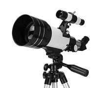 Telescopio para niños Principiantes Adultos Telescopio refractor astronómico de 70 mm Portátil con Bolsa de Transporte Adaptador para teléfono Trípode Telescopio de Mano