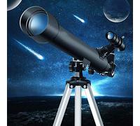 Telescopio para niños, telescopio de Viaje portátil, Calibre de 50 mm, Longitud Focal de 600 mm, telescopios para Principiantes y Adultos de astronomía, los Mejores cumpleaños