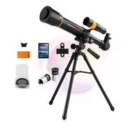 Telescopio para niños - Telescopio espacial astronómico monocular, portátil para principiantes | Instrumento de observación al aire para adultos Niños Estudiantes Aficionados de la astronomía