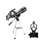 Telescopio para niños y adultos, principiantes, lente prisma de apertura de 70 mm, telescopio refractor astronómico, telescopio de 400 mm para Astrono cálido como siempre