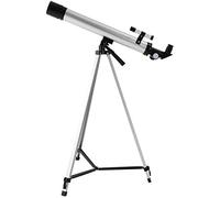 Telescopio para niños y adultos, telescopio refractor astronómico de 50 mm para principiantes, accesorios de telescopio ocular con un trípode telescopio para observar la luna y el planeta, para
