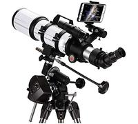 Telescopio para niños y Principiantes Refractor astronómico Gran Regalo de astronomía para Que los niños exploren, vean la Luna y el Planeta Vision