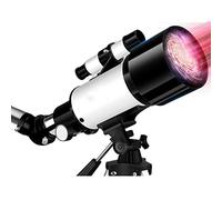 Telescopio para Principiantes en astronomía, niños y Adultos, telescopio portátil refractario astronómico de 70 mm de Apertura y 400 mm - Telescopio con Bolsa de Transporte