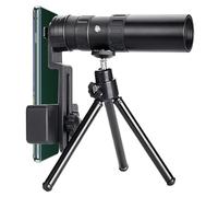 Telescopio para Smartphones, Telescopio para Adultos y Niños | Refractores de telescopio de Gran Aumento con visión Clara,Telescopio monocular Antideslizante para observar Estrellas y Aves
