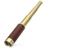 Telescopio pirata retro para portátil, plegable, telescopio de mano, monocular con zoom de 25 x 30 y brújula de equipo de supervivencia, para acampar al aire libre, senderismo, barco (color: