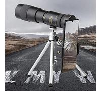 Telescopio Plegable 4K 10-300X40Mm Super Teleobjetivo Profesional Zoom Monocular Calidad Portátil para Teléfonos Inteligentes Caza Camping