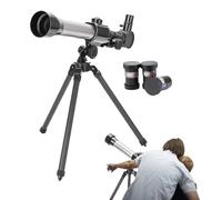 Telescopio Portátil Niños - Refractor Óptico Con Trípode, Fácil De Usar, Estimula Curiosidad Científica Y Observación Del Cielo | Aplicación Versátil for Escuela Hogar Niños Astronomía