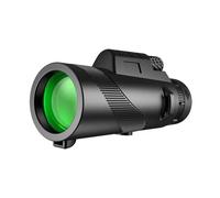 Telescopio Portátil Zoom HD 5000M Plegable De Larga Distancia Mini Potente For Deportes Caza Viajes Camping Al Aire Libre Aumento HD(Black suit1)