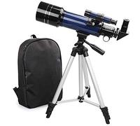 Telescopio Práctico Telescopio Práctico, Refracción Astronómica Lente Óptica de Vidrio Totalmente Recubierto HD de 70 Mm, Trípode Portátil Almacenamiento de Viajes al Aire Libre para Principiante
