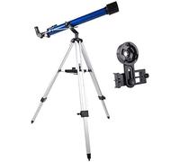 Telescopio Principiantes Niños Apertura de 60 mm Telescopio Refractor Compacto astronómico de 800 mm Telescopio de Lente FMC de Prisma BAK4 para astronomía con Smartp Vision