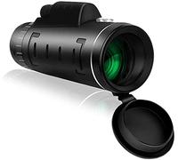 Telescopio Profesional 40X60 telescopio monocular de Alta Potencia con brújula, Adaptador para teléfono Inteligente y trípode para observación de Aves y Acampada