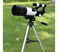 Telescopio Reflector Astro, telescopio monocular con Zoom, Lente de Vidrio óptico Recubierto Totalmente versátil + Clip para teléfono + trípode, hasta 150 Veces Good