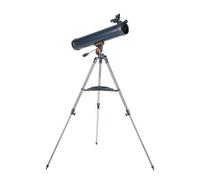 Celestron | Telescopio LT 76AZ Astromaster (Telescopio Reflector, Apertura 76mm, Distancia 700mm, f/9,21, Ópticas Recubiertas para Obtener Imágenes Definidas y Vivas) Color Negro-