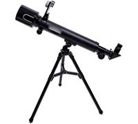 Telescopio Refractor astronómico AZ de 50mm de Apertura, 600mm, Prisma BAK4, telescopio Objetivo FMC con Soporte para teléfono Inteligente y trípode