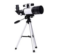 Telescopio refractor astronómico con soporte, ideal para niños, adultos, principiantes, con 2 ojos cálidos como siempre