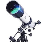 Telescopio refractor astronómico para principiantes con adaptador de smartphone y mochila, ideal para observar las estrellas y aprender astronomía