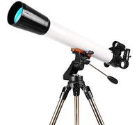 Telescopio refractor astronómico, telescopio astronómico profesional de alto aumento para exteriores, 270X, diseño monocular de refractor óptico, trípode portátil, cálido como siempre