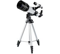 Telescopio Refractor Compacto y portátil Apertura de 70 mm Telescopio Refractor astronómico de 300 mm con Adaptador para teléfono Inteligente Refractores de trípode